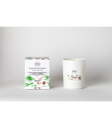 BOUGIE NATURELLE AUX HUILES ESSENTIELLES DOUCEUR