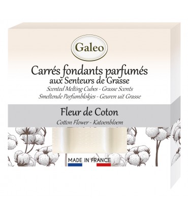 CARRES FONDANTS PARFUMES FLEUR DE COTON