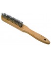 Brosse acier 4 rangs